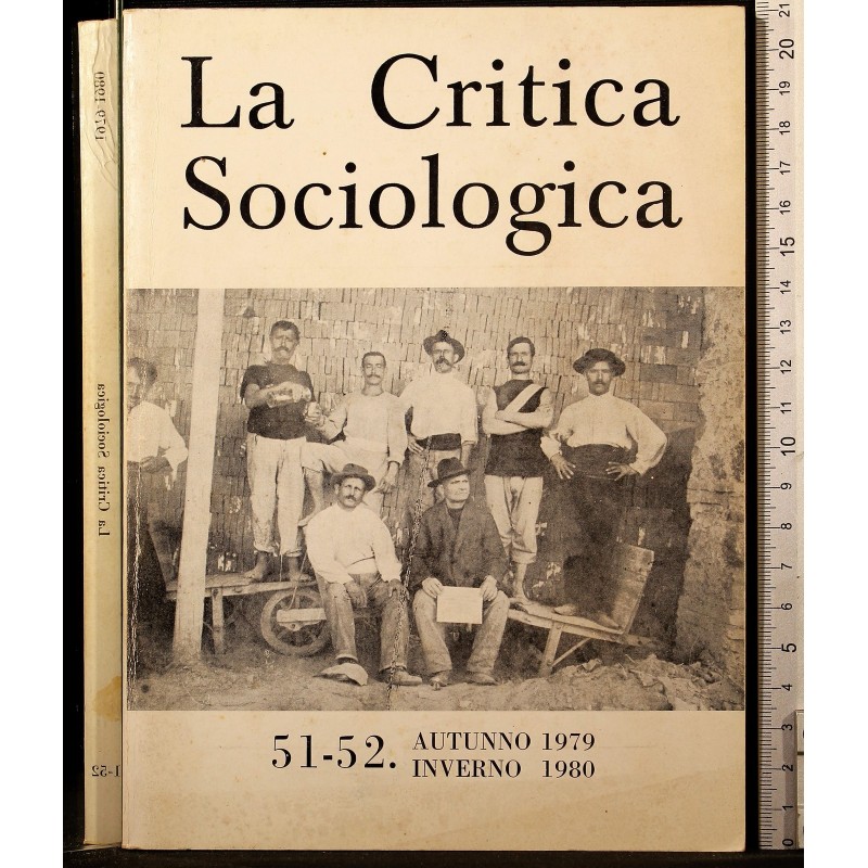 LA CRITICA SOCIOLOGICA-n 51-52, autunno 1979/inverno 1980-1980