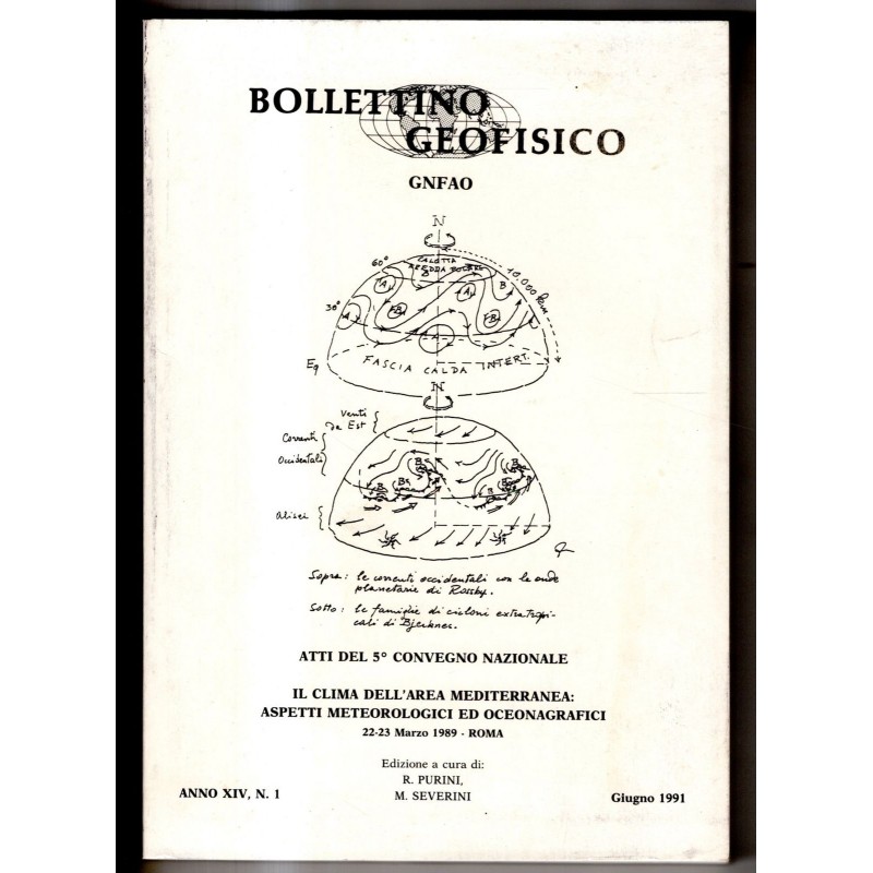 BOLLETTINO GEOFISICO-n 1, giugno-1991