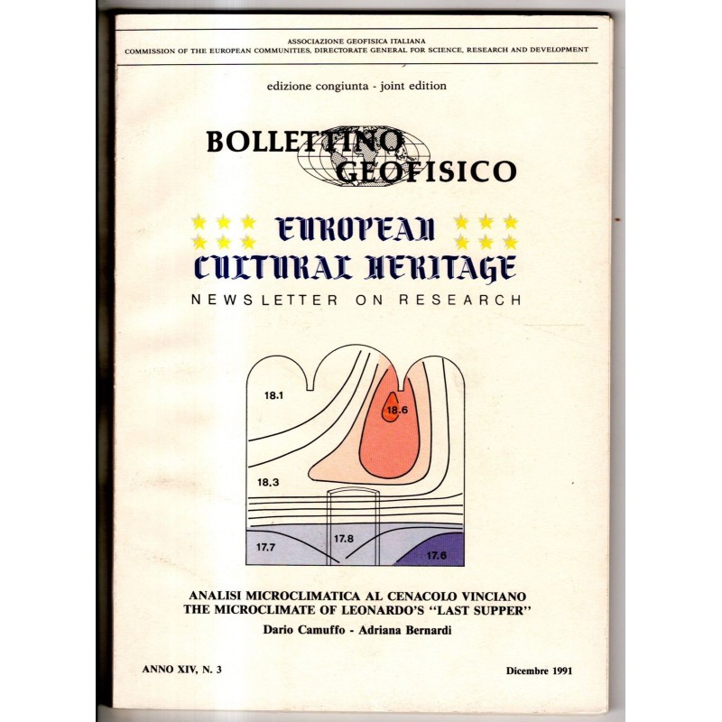 BOLLETTINO GEOFISICO-n 3, dic-1991