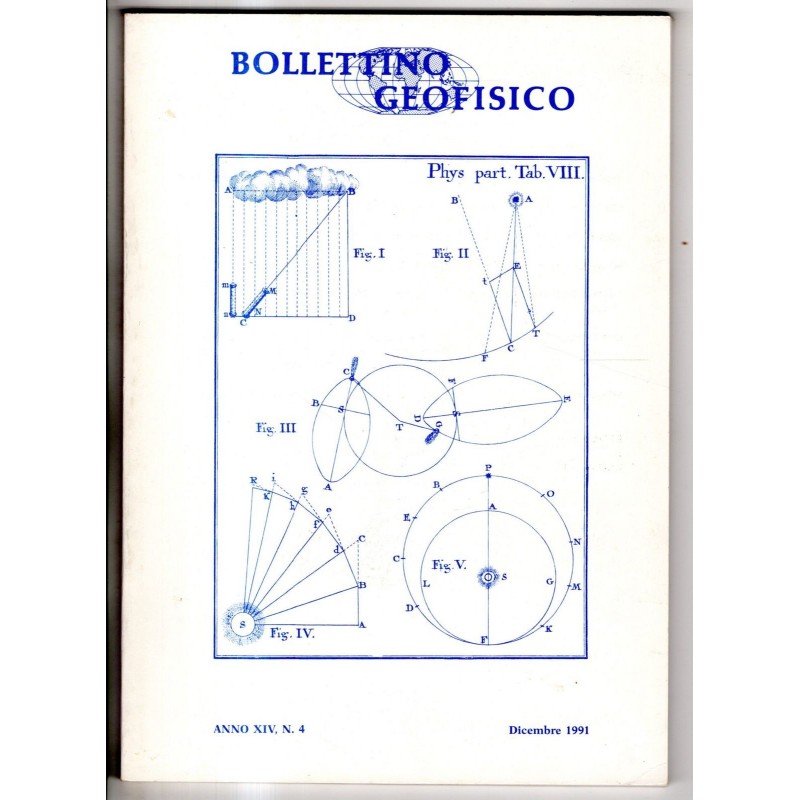 BOLLETTINO GEOFISICO-n 4, dicembre-1991