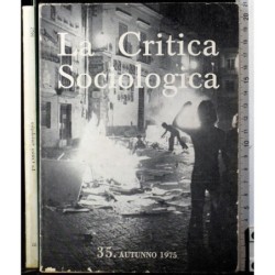 LA CRITICA SOCIOLOGICA-n 35, autunno-1975