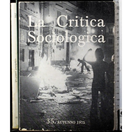 LA CRITICA SOCIOLOGICA-n 35, autunno-1975