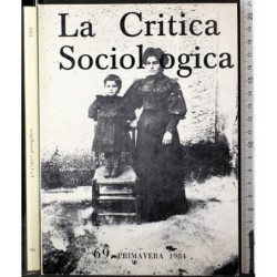 LA CRITICA SOCIOLOGICA-n 69, primavera-1984