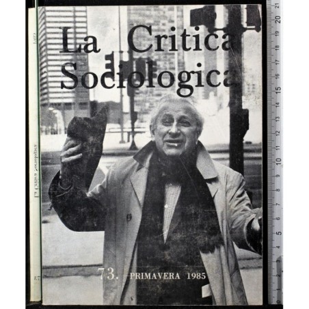 LA CRITICA SOCIOLOGICA-n 73, primavera-1985