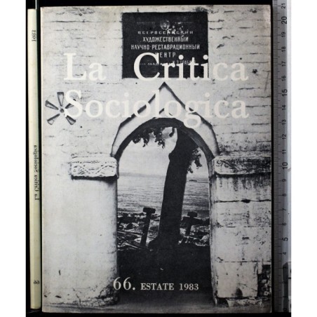LA CRITICA SOCIOLOGICA-n 66, estate-1983