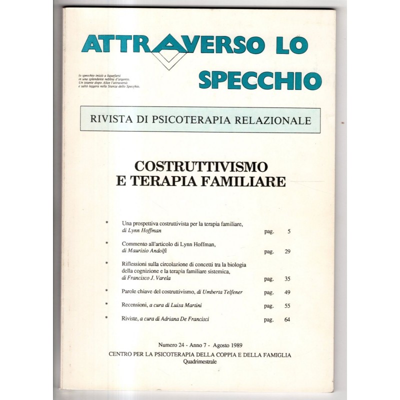 ATTRAVERSO LO SPECCHIO-n 24, ago-1989