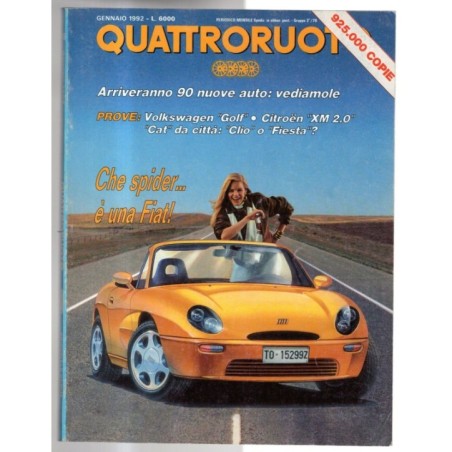 QUATTRORUOTE-n 435, gennaio-1992