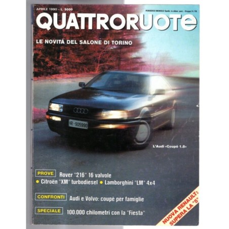 QUATTRORUOTE-n 414, aprile-1990