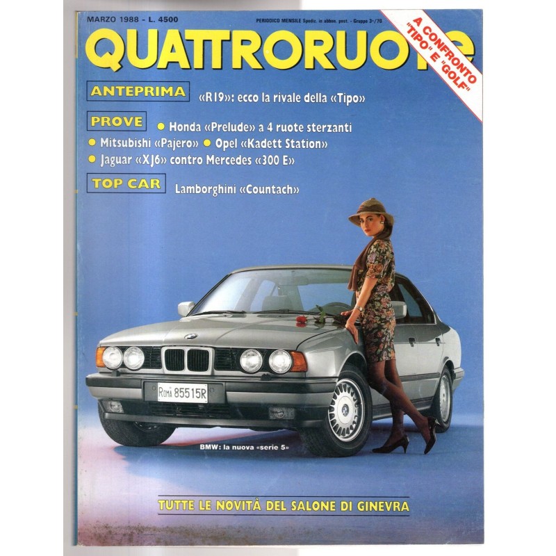 QUATTRORUOTE-n 389, marzo-1988