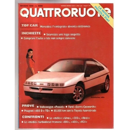 QUATTRORUOTE-n 391, maggio-1988