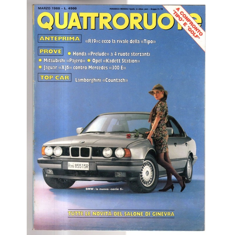 QUATTRORUOTE-n 389, marzo-1988