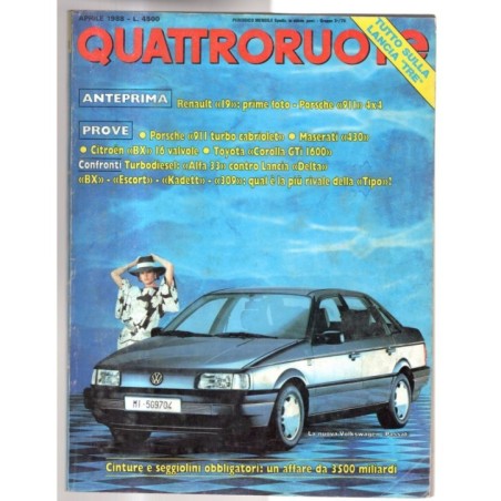 QUATTRORUOTE-n 390, aprile-1988
