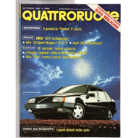 QUATTRORUOTE-n 395, settembre-1988