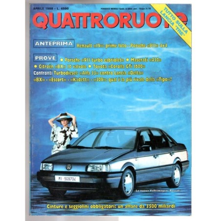 QUATTRORUOTE-n 390, aprile-1988