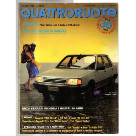 QUATTRORUOTE-n 365, marzo-1986