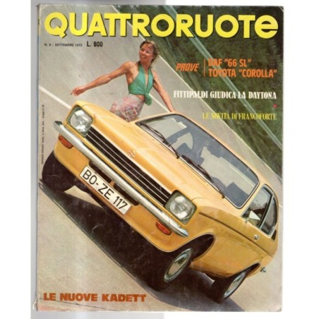 QUATTRORUOTE-n 213, settembre-1973