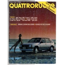 QUATTRORUOTE-n 358, agosto-1985