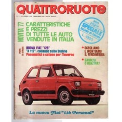 QUATTRORUOTE-n 251, novembre-1976