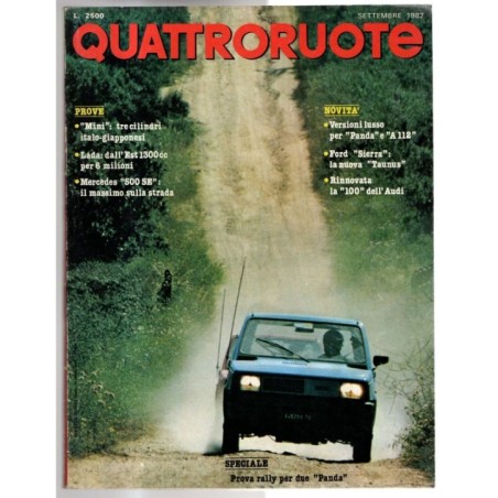 QUATTRORUOTE-n 323, settembre-1982