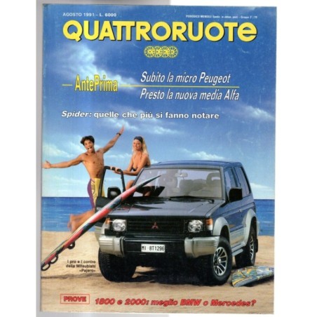 QUATTRORUOTE-n 430, agosto-1991