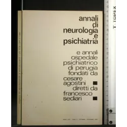 ANNALI DI NEUROLOGIA E PSICHIATRIA E ANNALI OSPEDALE