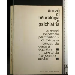 ANNALI DI NEUROLOGIA E PSICHIATRIA E ANNALI OSPEDALE
