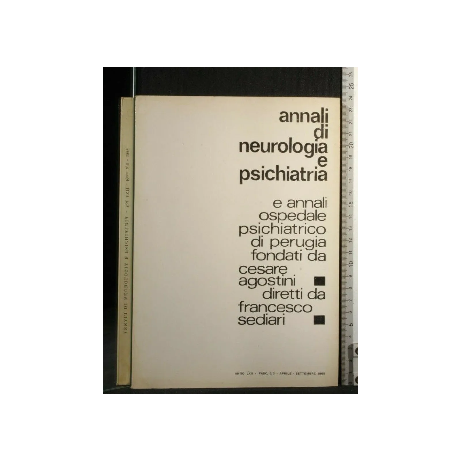 ANNALI DI NEUROLOGIA E PSICHIATRIA E ANNALI OSPEDALE