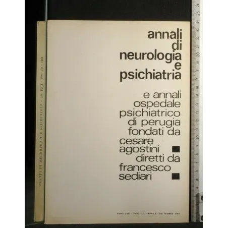 ANNALI DI NEUROLOGIA E PSICHIATRIA E ANNALI OSPEDALE