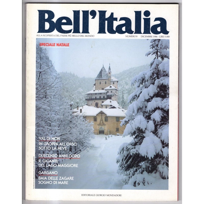 BELL'ITALIA-n 8, dicembre-1986