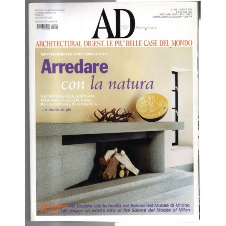 AD. ARCHITECTURAL DIGEST-n 299, aprile-2006