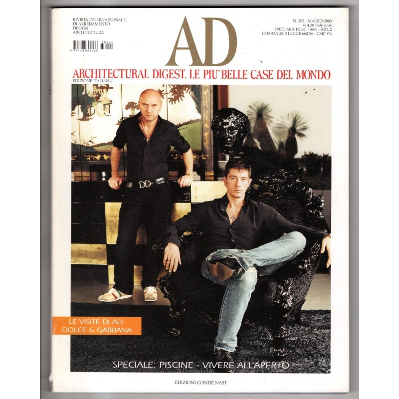 AD. ARCHITECTURAL DIGEST-n 262, marzo-2003