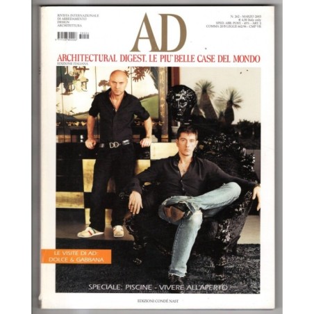 AD. ARCHITECTURAL DIGEST-n 262, marzo-2003