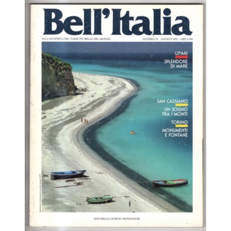 BELL'ITALIA-n 76, agosto-1992