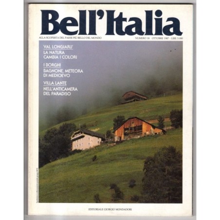 BELL'ITALIA-n 18, ottobre-1987