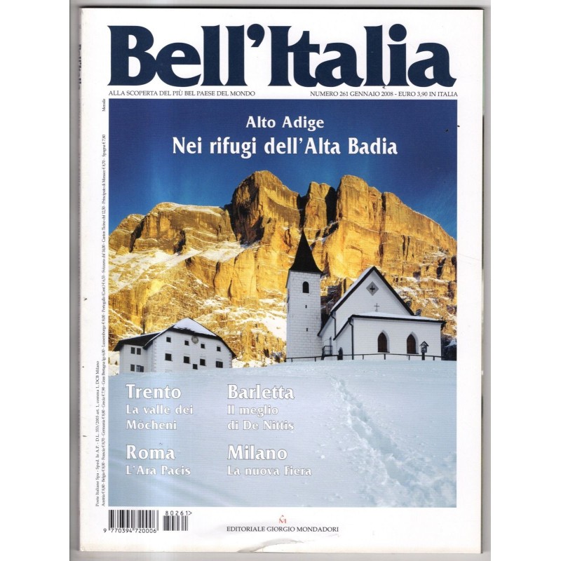 BELL'ITALIA-n 261, gennaio-2008