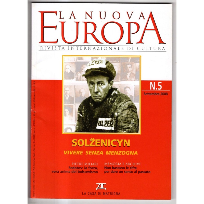 LA NUOVA EUROPA-n 5, settembre-2008