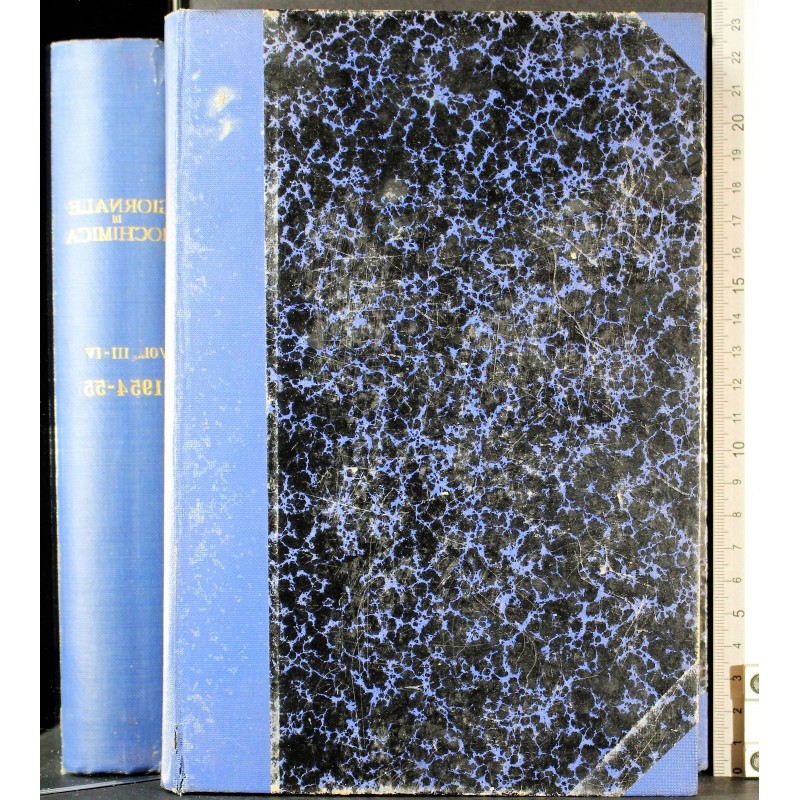 RACCOLTA RIVISTE GIORNALE DI BIOCHIMICA-gen/dic 1954, gen/dic 1955-1954-1955