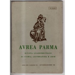 AUREA PARMA-fascicolo III, settembre/dicembre-1985