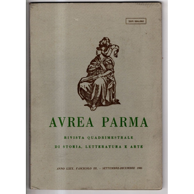 AUREA PARMA-fascicolo III, settembre/dicembre-1985