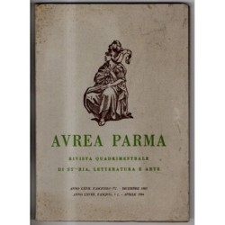 AUREA PARMA-fascicolo III, dicembre 1983, fascicolo I, aprile 1984-1984