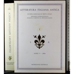 LETTERATURA ITALIANA ANTICA-anno V-2004