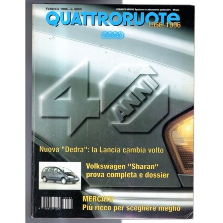 QUATTRORUOTE-n 484, febbraio-1996