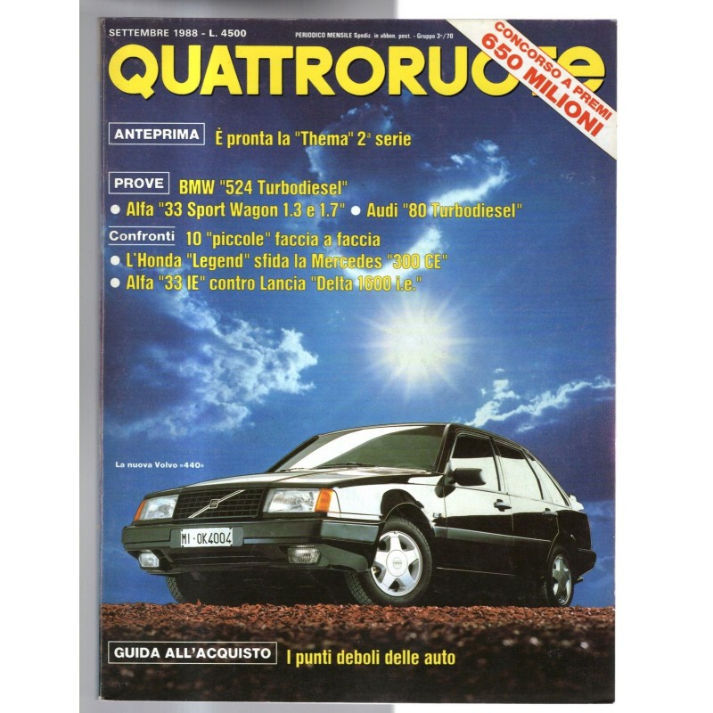 QUATTRORUOTE-n 395, settembre-1988