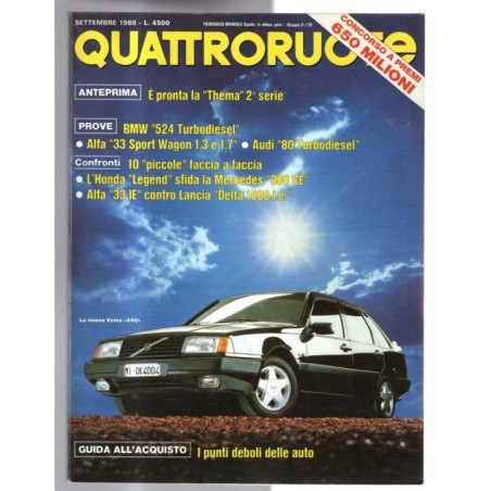 QUATTRORUOTE-n 395, settembre-1988