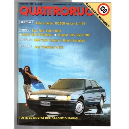 QUATTRORUOTE-n 396, ottobre-1988