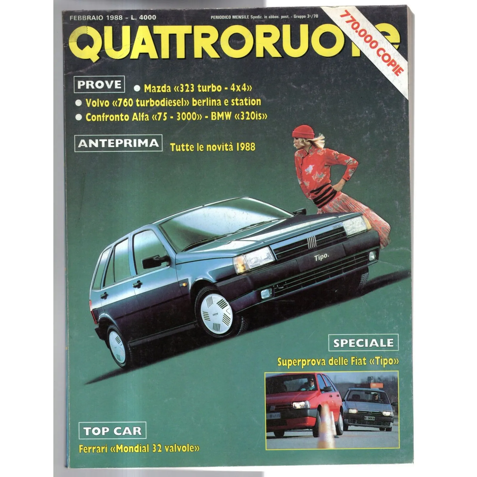 QUATTRORUOTE-n 388, febbraio-1988
