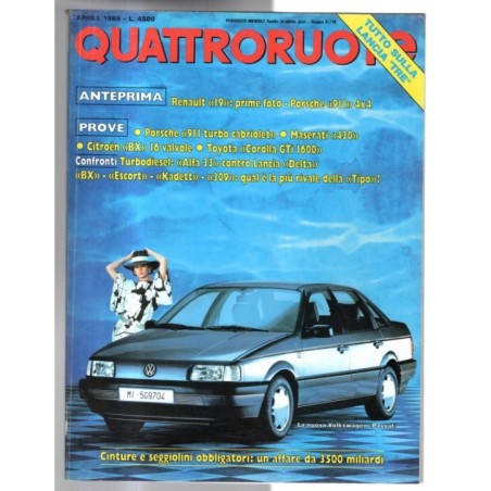 QUATTRORUOTE-n 390, aprile-1988