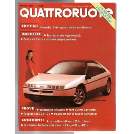 QUATTRORUOTE-n 391, maggio-1988