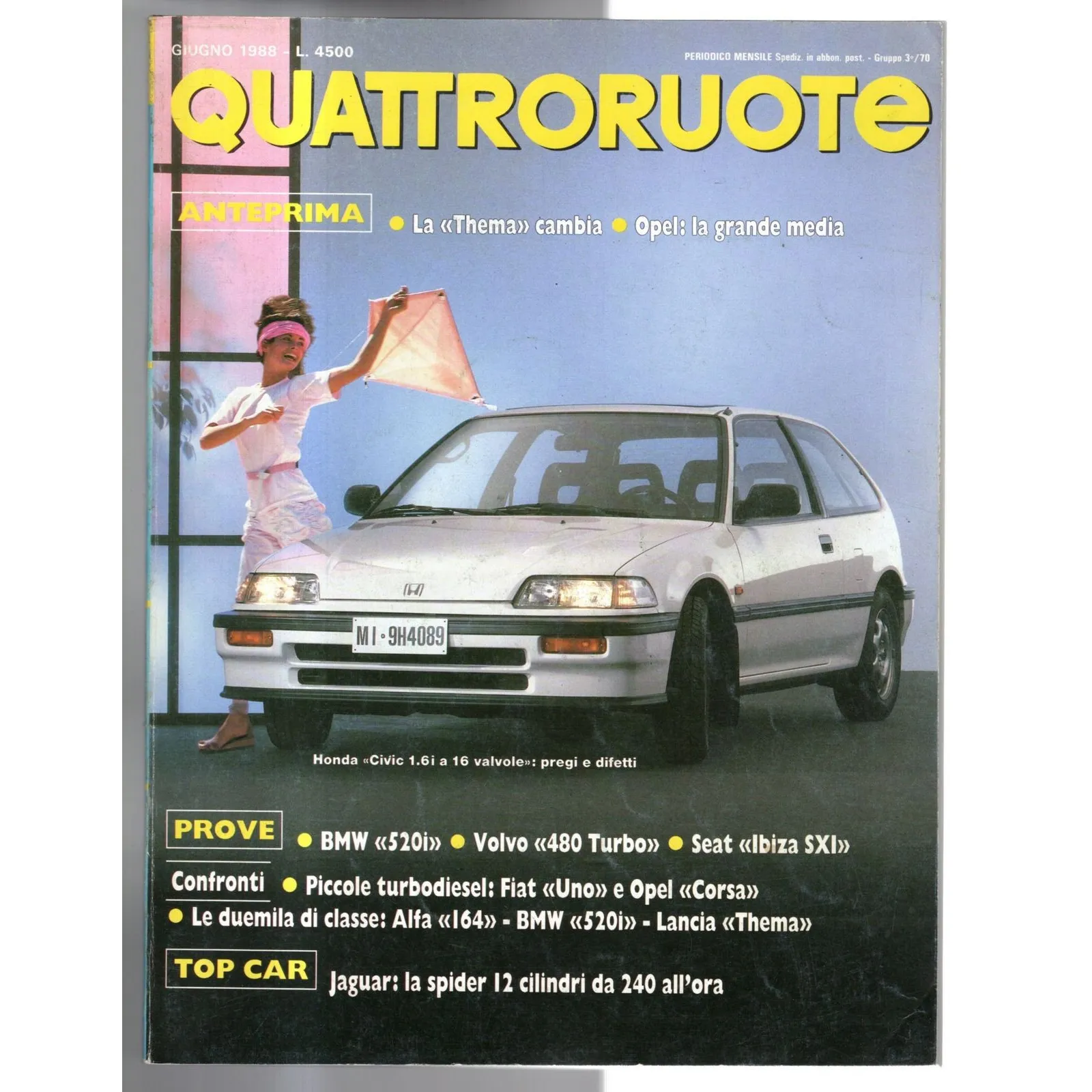 QUATTRORUOTE-n 392, giugno-1988