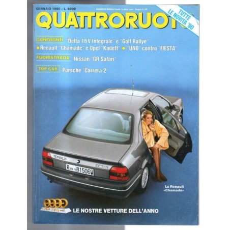QUATTRORUOTE-n 411, gennaio-1990